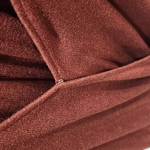 Banana Republic Women's Rich Brown/copper Wrap Blouse - Picture 3 of 5